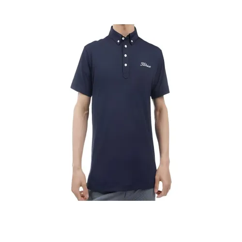 TITLEIST Поло Мужское Морской Синий
