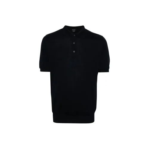 KITON Мужская черная поло