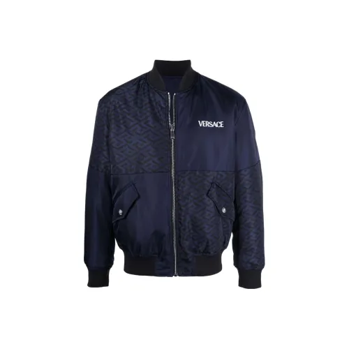 VERSACE Blue Men's Jackets VERSACE Синий Мужские Куртки