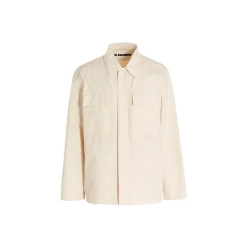 JIL SANDER Бежевый Желтый Мужские Куртки