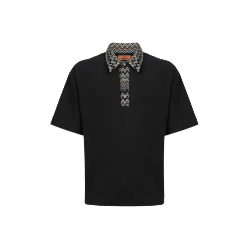 MISSONI SS24 Поло Мужское Черное