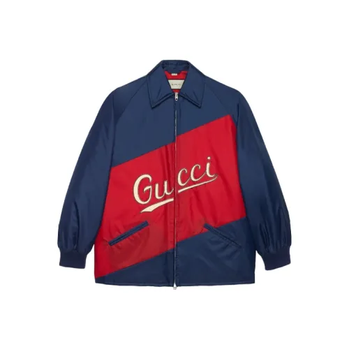 GUCCI FW21 Куртки и Пальто Мужской Синий