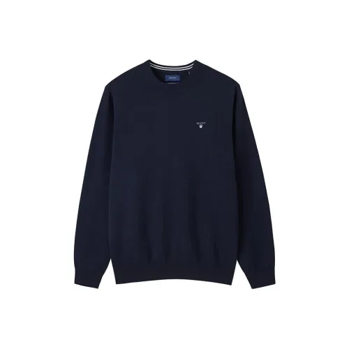 GANT Темно-синие мужские свитеры