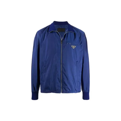 PRADA Blue Men's Jackets PRADA Синий Мужские Куртки