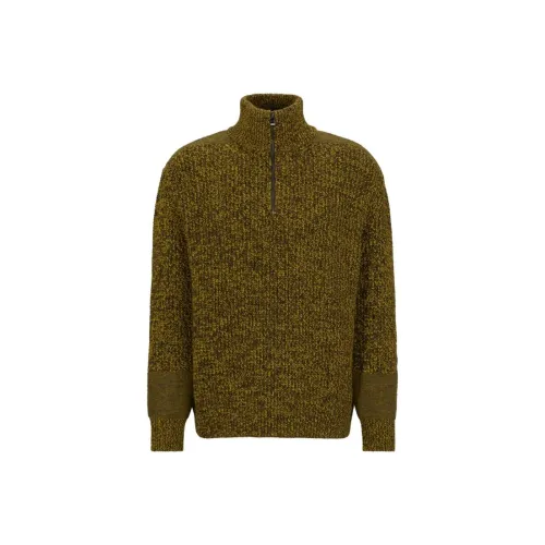 Hugo Boss Желтый Зеленый Мужские Свитера
