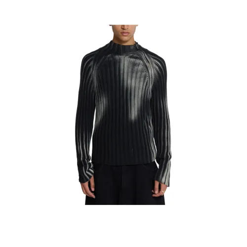 Jaded London Luster Asymmetric KNIT Трикотаж Мужской Черный