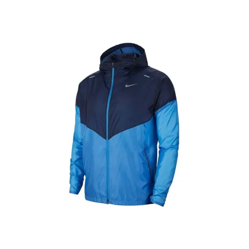 Nike Blue Men's Jackets Найк Синий Мужские Куртки