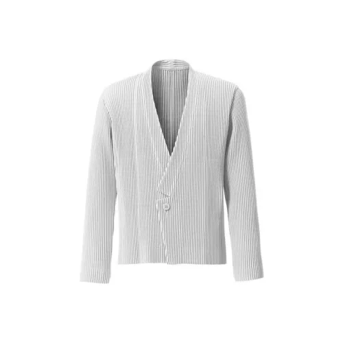 Homme Plissé Issey Miyake Белый Мужской Куртки