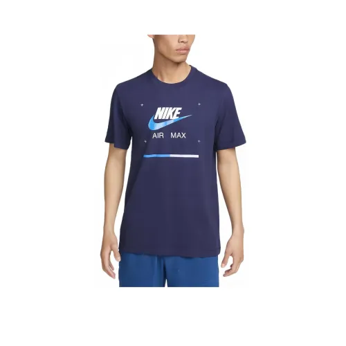 nike Sportswear Classics T-Shirt Мужской Морской Синий