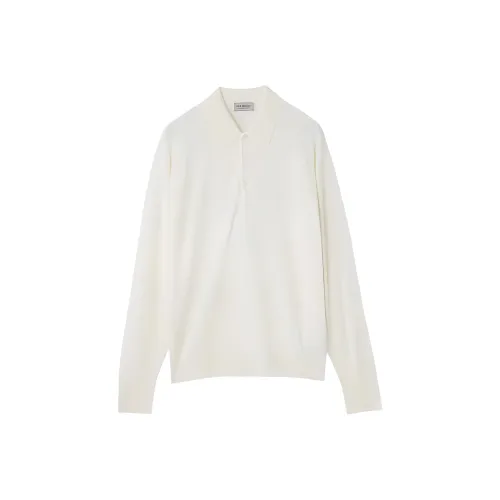 JOHN SMEDLEY Белые Мужские Свитера