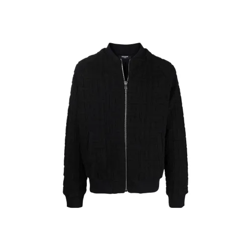 BALMAIN Мужские черные куртки