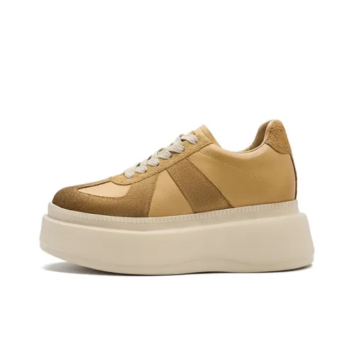 VCA Скейтборд Кроссовки Низкие Топ Каштановые Женские