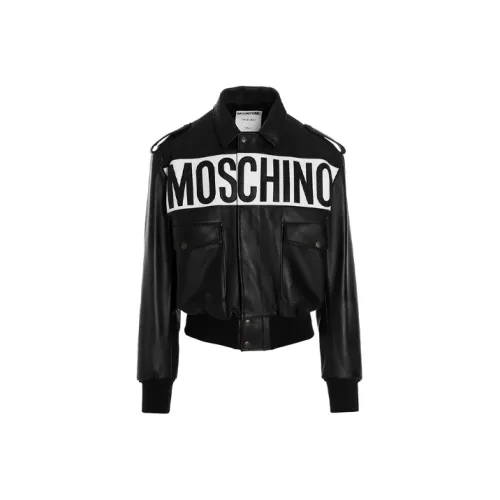 MOSCHINO Мужские черные куртки