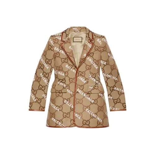 GUCCI x Balenciaga The Hacker Project Куртки и Пальто Мужской Хаки