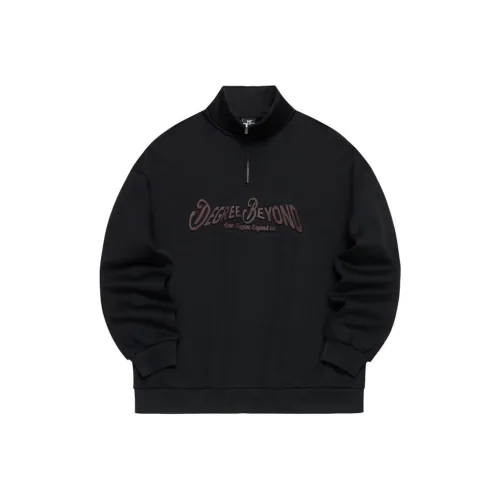 361° Свитшот Унисекс Супер Черный