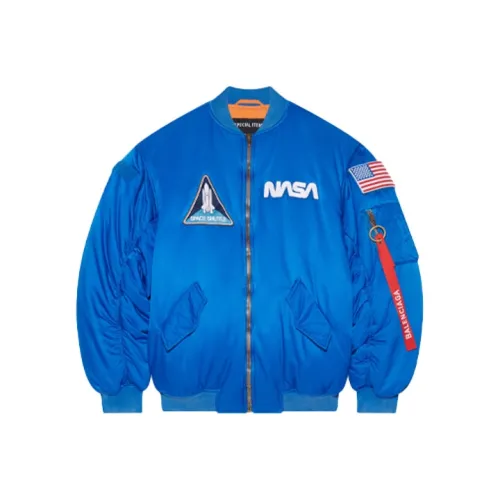 Balenciaga Куртки и Пальто Стандартный крой Мужской Синий