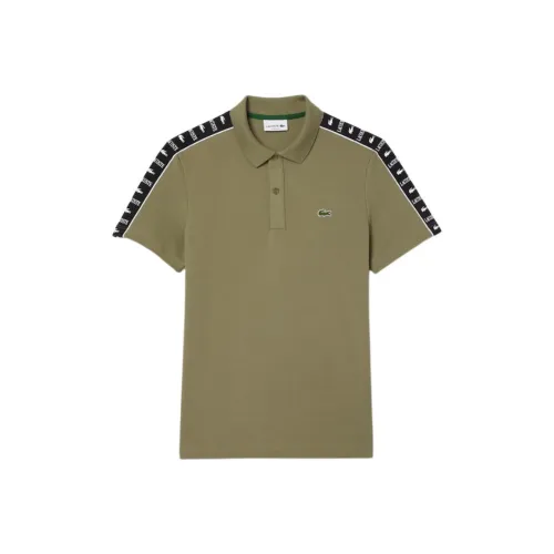 LACOSTE Поло Мужское Хаки Зеленый