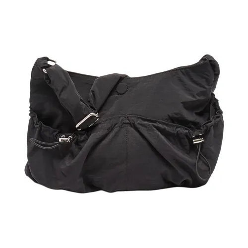 Three Blessings Ткань Сумка через плечо Сумка на плечо Средняя Женская Черная Белая