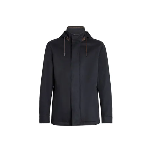 Ermenegildo Zegna Черные Мужские Куртки