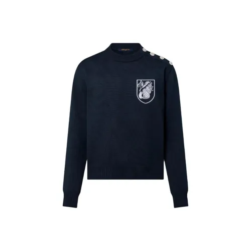 LOUIS VUITTON SS24 Трикотаж Мужской Морской Синий