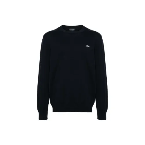 A.P.C Трикотаж Мужской Морской Синий