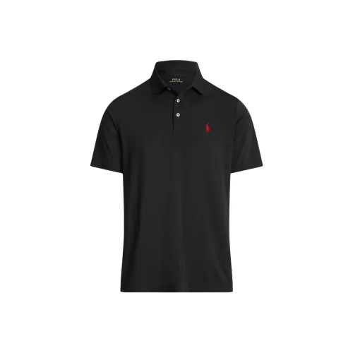 Черное мужское поло Polo Ralph Lauren