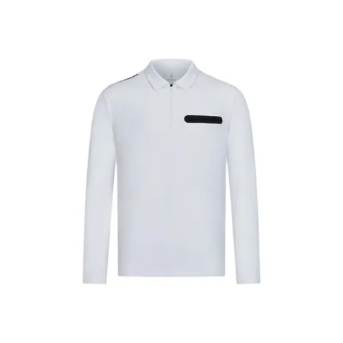 KSWISS FW24 Поло Мужское Снежно-Белый