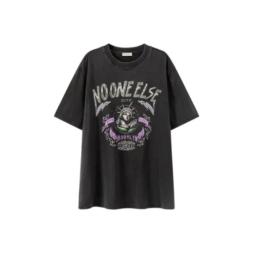 NO ONE ELSE T-Shirt Унисекс Черный Серый