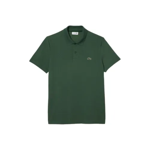 LACOSTE Поло Мужское Темно-Зеленое