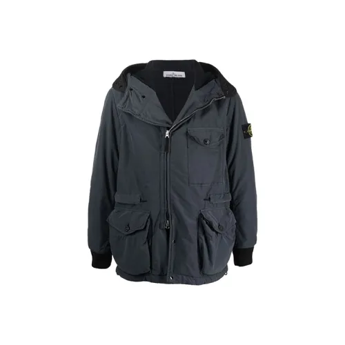 Stone Island Серый Мужской Куртки