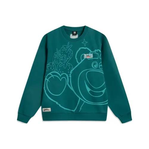 LINING x PIKESICAOMEIXIONG LIANMINGKUAN Sports Life Collection Толстовка Мужской Морской Синий