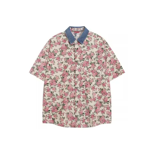 TAOKK Розовый Унисекс Рубашки