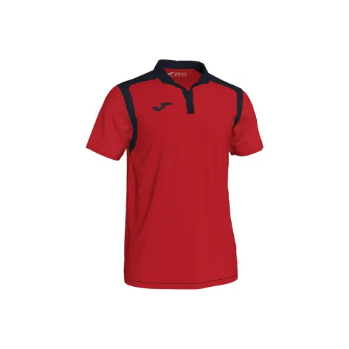 Joma Мужская поло красная и черная