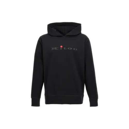 KITON Мужские черные свитшоты