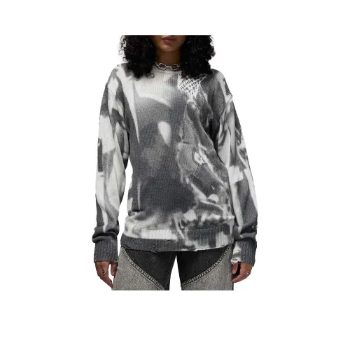 Jordan Air Свитер Унисекс Серый Черный