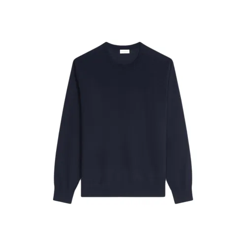 DRIES VAN NOTEN Морской синий Мужские свитеры