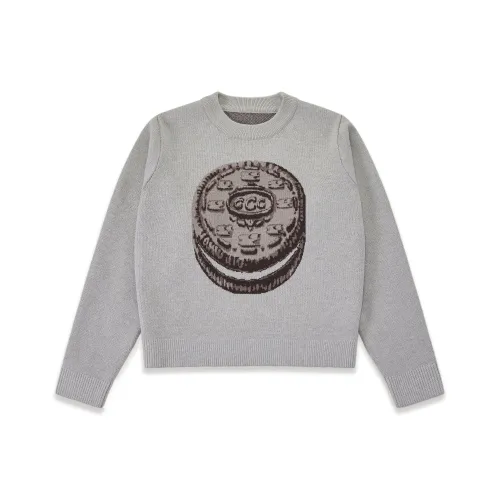 Crying Center Светло-серый Унисекс Свитеры