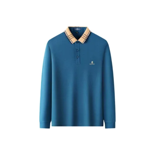 Montagut Polo Мужское Глубокое море Синий