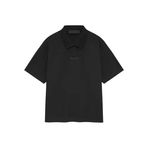 Fear of God ESSENTIALS Fall24 BACK TO SCHOOL Series Обсидиан Черный/Черный Мужской Поло