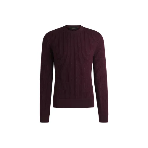 Hugo Boss Темно-красные Мужские Свитера