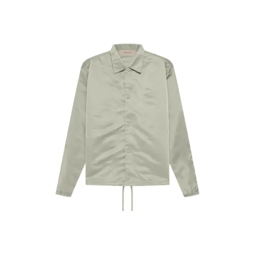 Fear Of God Essentials Куртка Мужская Серый Зеленый