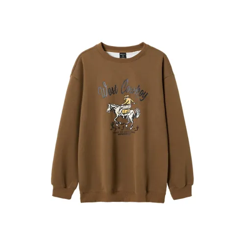 WAYNEXZAVIER Коричневый Мужской Свитшот