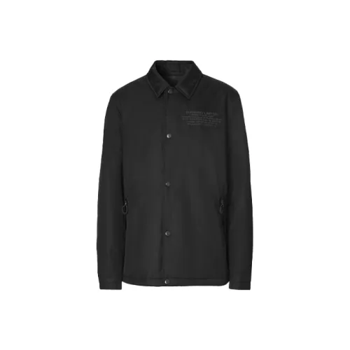 Burberry FW21 Куртки и Пальто Мужской Черный