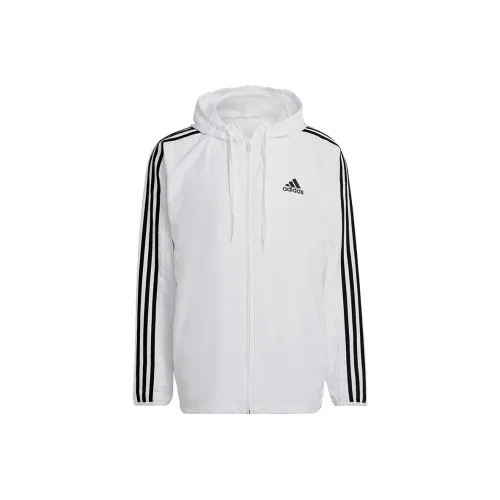 Adidas Essentials Woven Windbreaker Куртка Мужская Белая