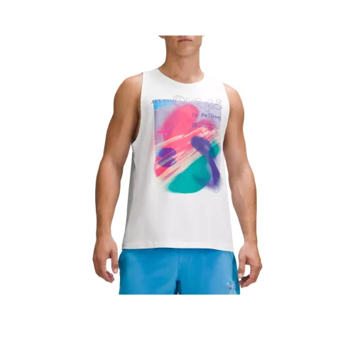 lululemon Белый/WHT Мужские Майки