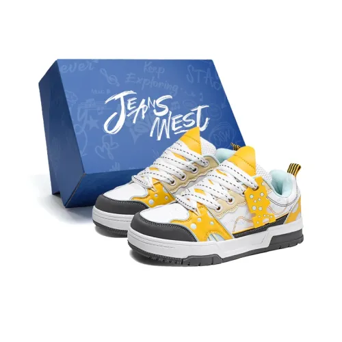 JEANSWEST Сыры Пэчворк Модный Slip Resistant Abrasion Resistant Дышащий Низкий Топ Скейтборд Кроссовки Мужские