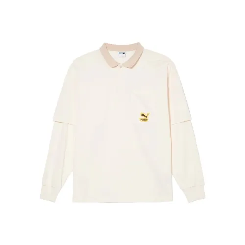 PUMA CLASSICS Поло Мужское Бежевое