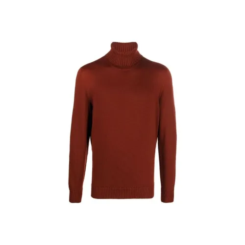 Drumohr Свитер Мужской Красный Коричневый