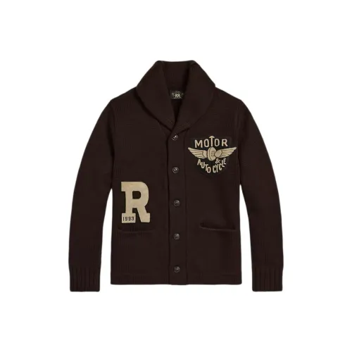 Double RL Коричневый Мужской Свитеры