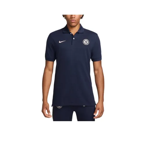 nike Челси FCDri Форма FW24 Поло Мужское Обсидиан